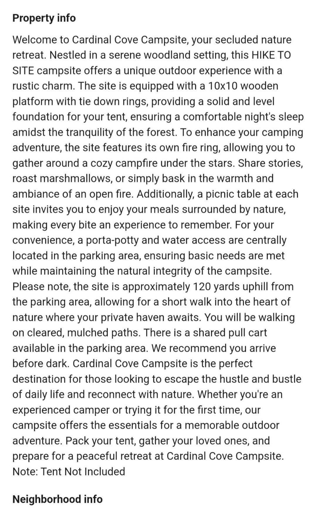 Cardinal Cove Campsite At Hocking Vacations - Tent Not Included Logan Exterior foto
